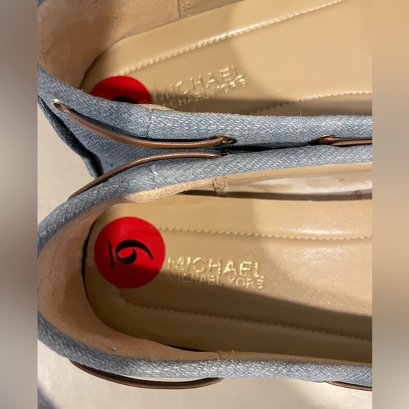 Michael Kors denim loafers size 6 - Picture 10 of 12